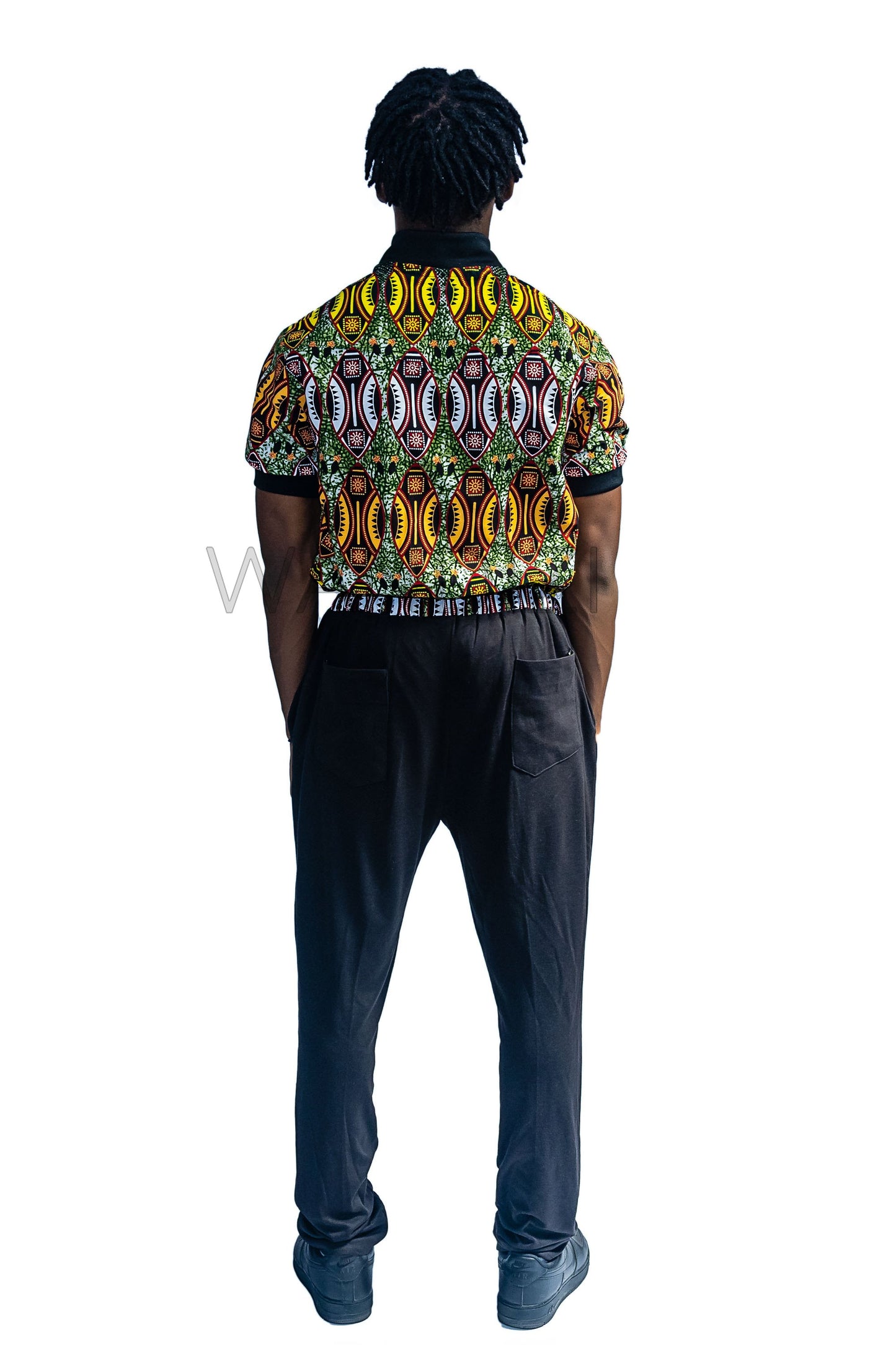 Ankara and Jersey Jumpsuit, African Print Mens Overall, Mens Jumpsuit, Mens Onesie, Gift For Him