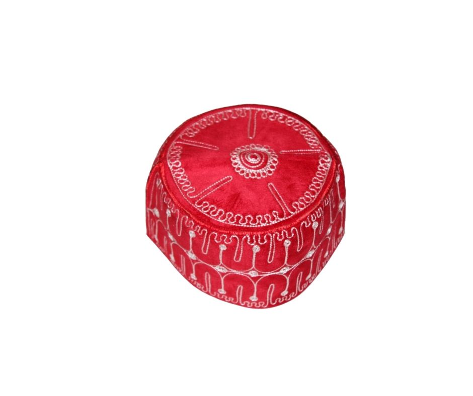 Ado Kufi Hat - Scarlet Script