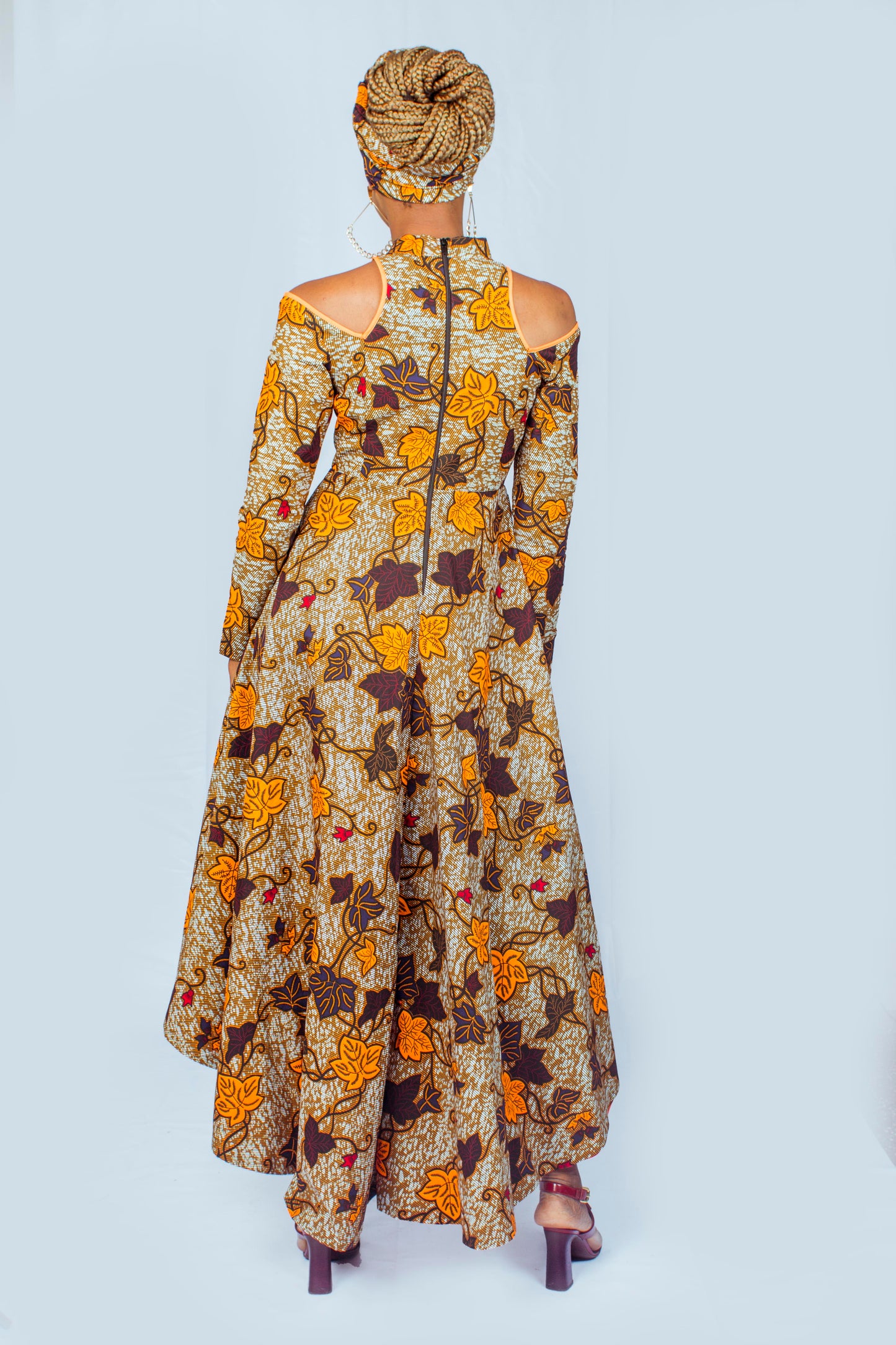 Ankara High Low Dress, African Print Dress, Ankara Dress, African Clothing for Women, African Dress