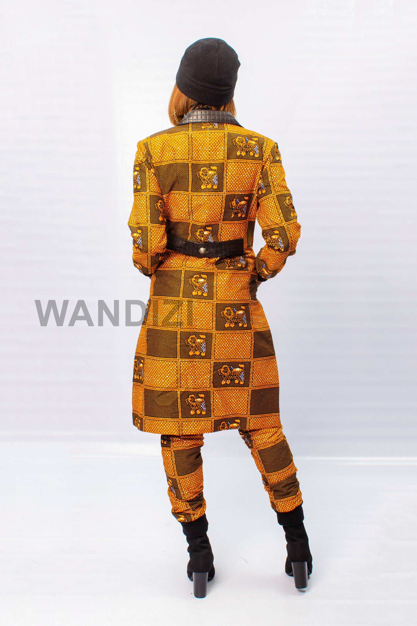 African Print Ankara Long Jacket and matching jogger pants, Ankara Jacket, Ankara pants