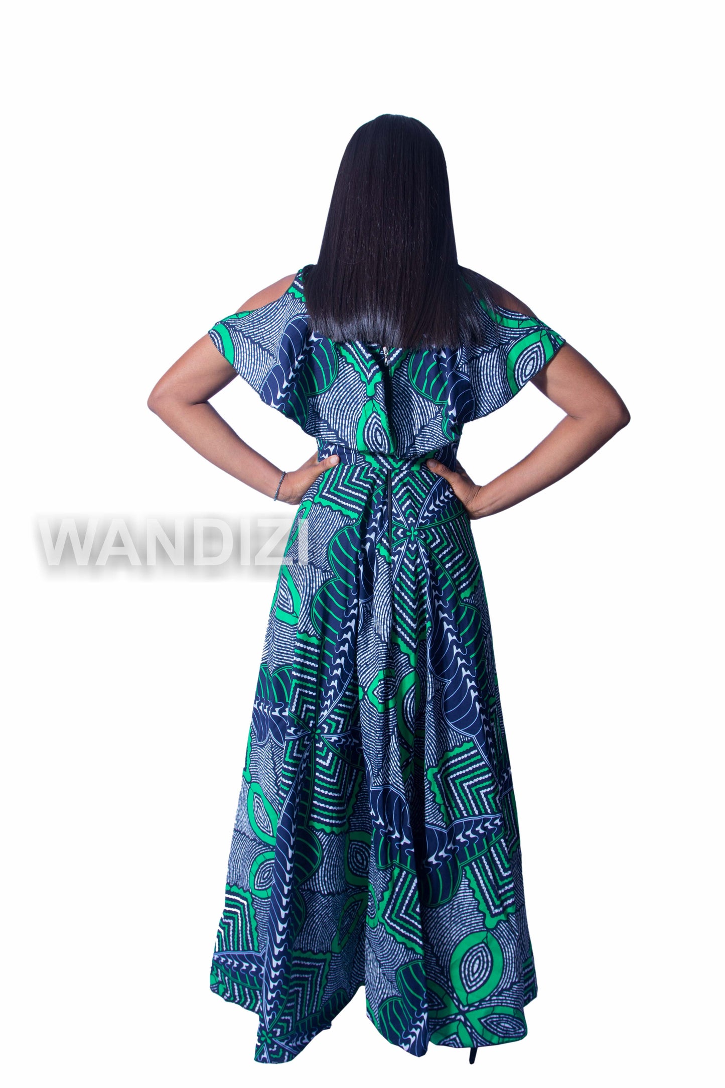 African Print Ankara Off Shoulder Maxi Dress, African Wax Long Dress, Ankara Dress (Copy)