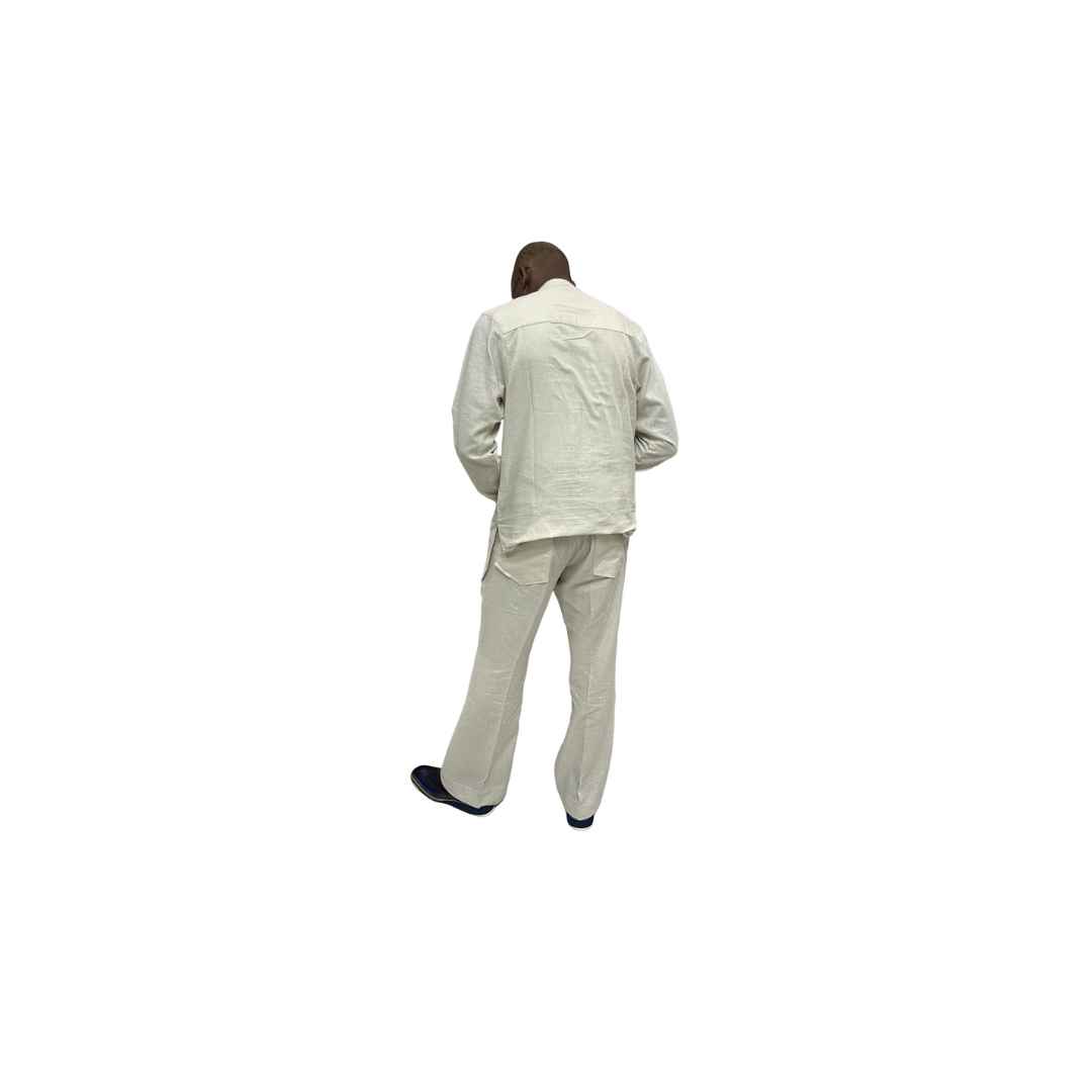 White Cotton Matching Outfit
