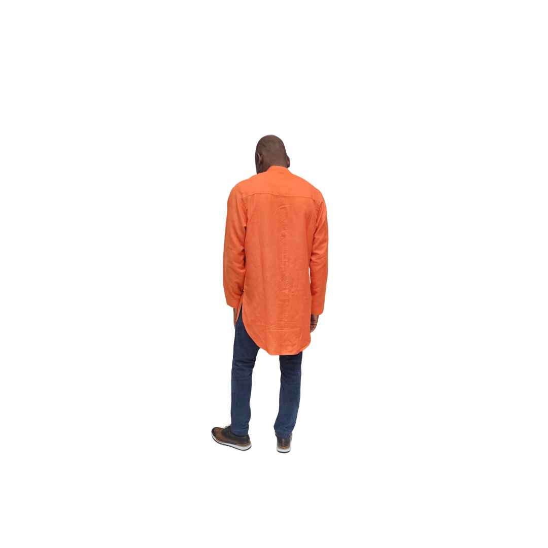 Orange Cotton Shirt