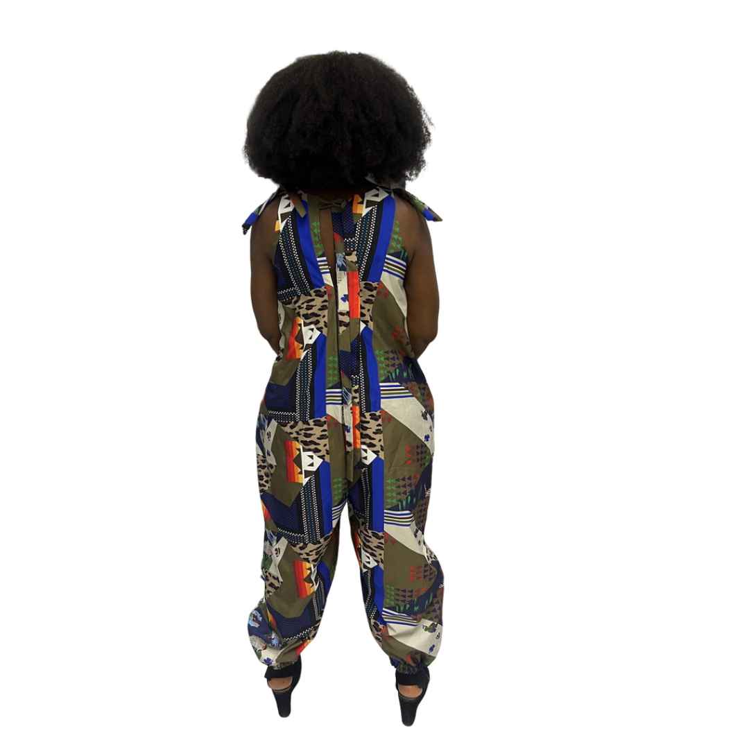 African Print Jumpsuit