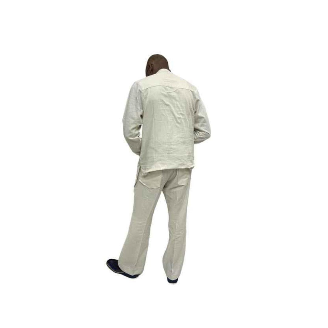 White Cotton Matching Outfit