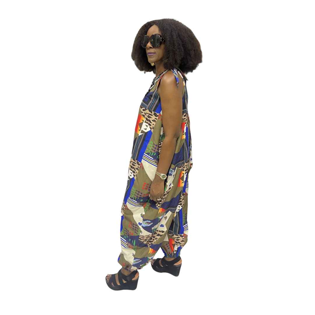 African Print Jumpsuit