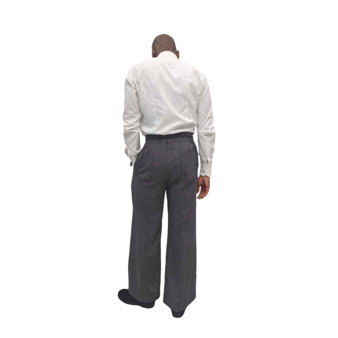 Dark Gray Striped pants