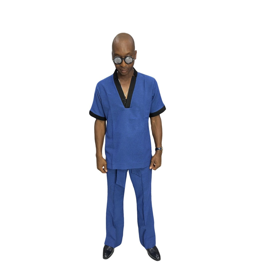 Blue Male Up and Down Suit