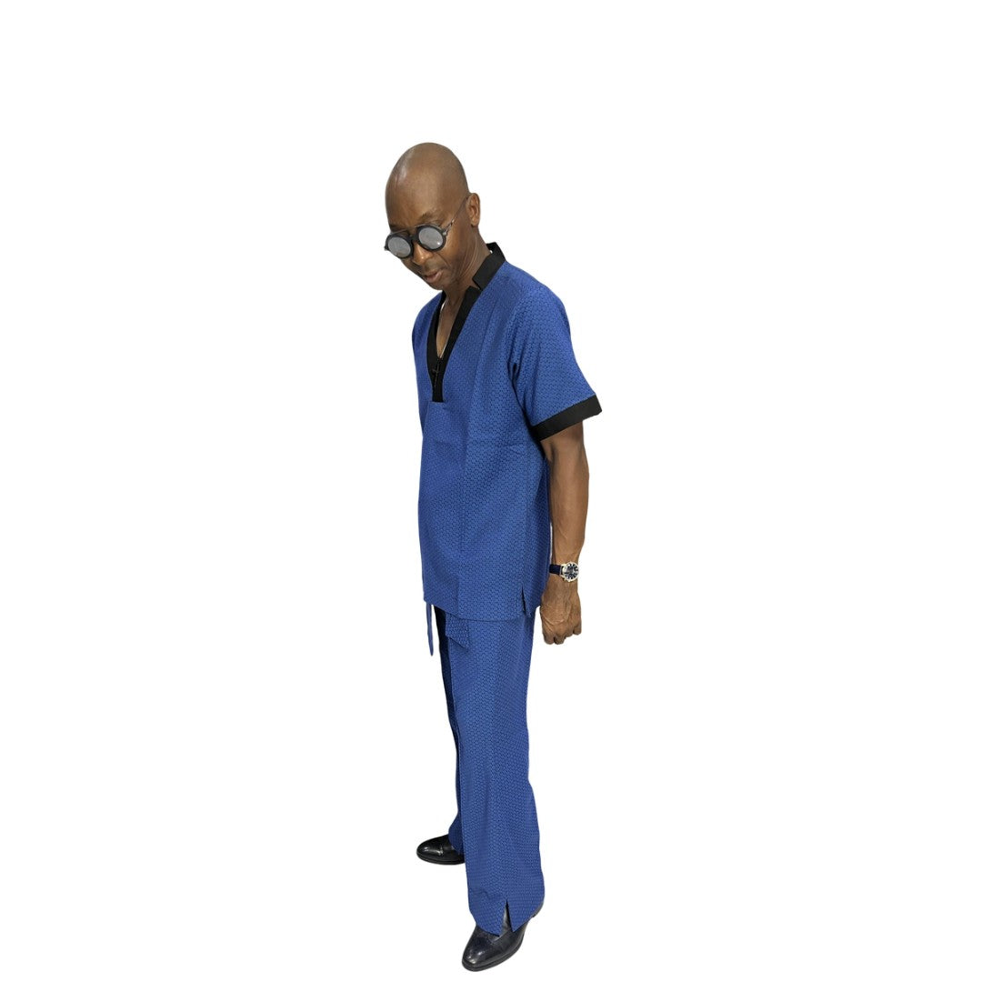 Blue Male Up and Down Suit
