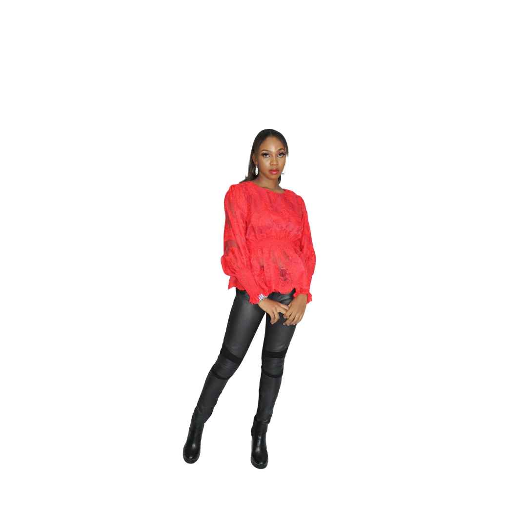 African Print Peplum Top, Ankara Peplum Top