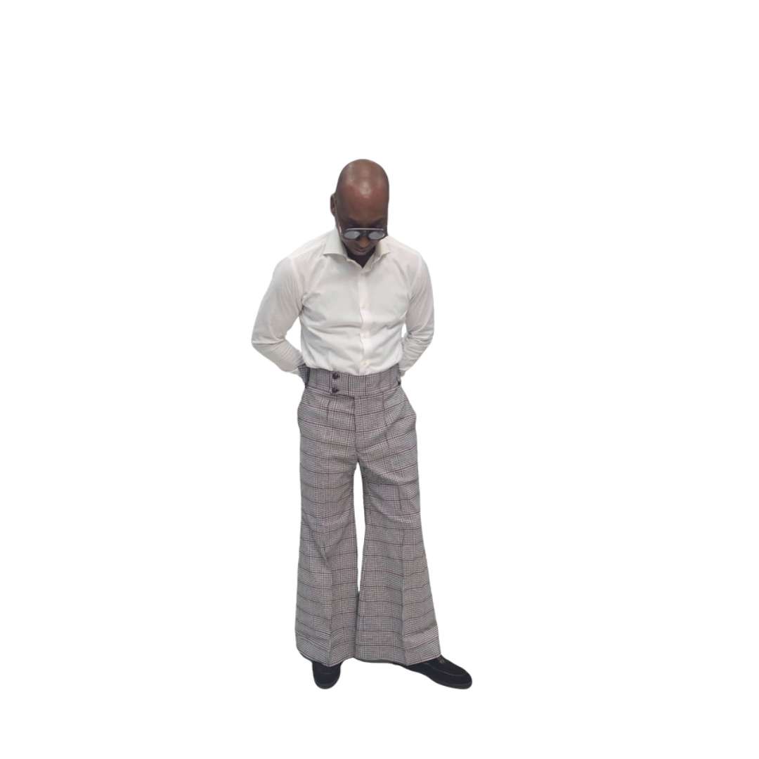 Red and white striped Pants