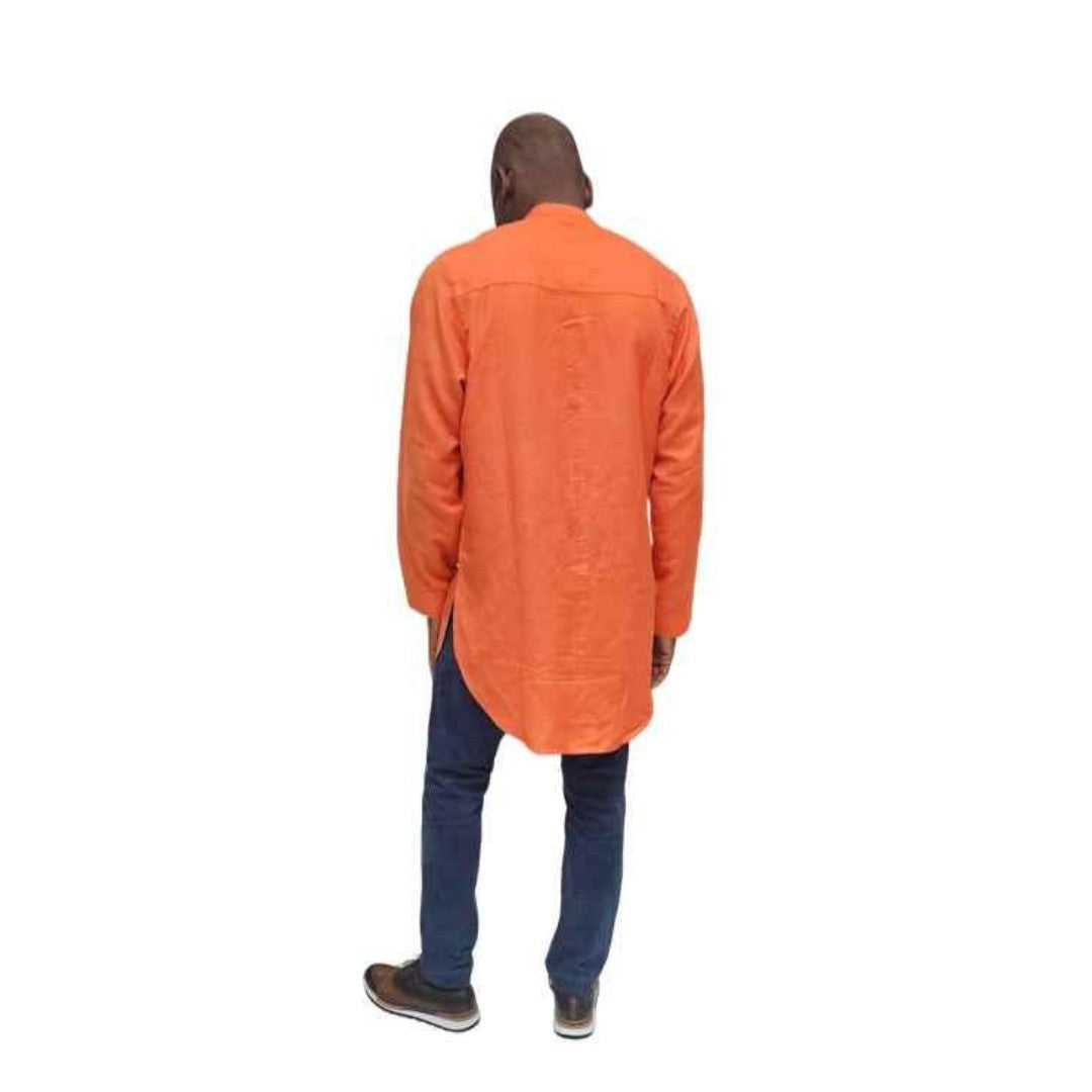 Orange Cotton Shirt