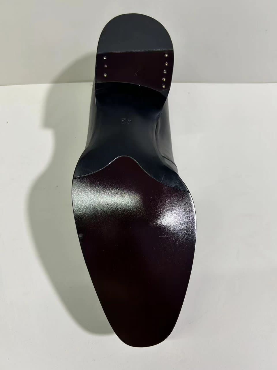Black Horsebit Leather Loafers
