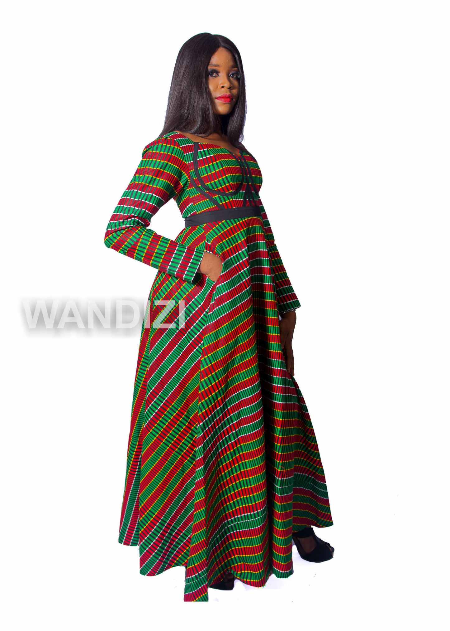 African Print Maxi Dress, Ankara Long Dress, African Clothing for Women