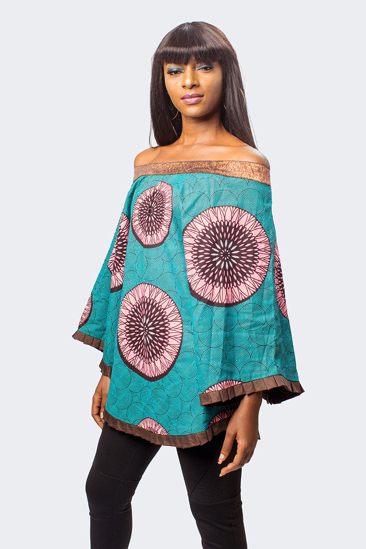 African Print Ankara Off the Shoulder Top, Ankara off the shoulder top