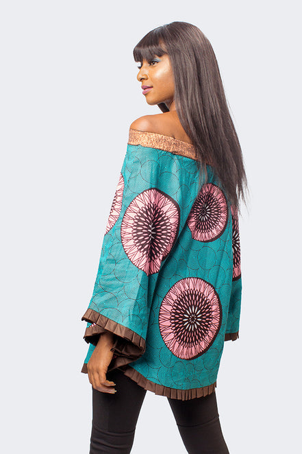 African Print Ankara Off the Shoulder Top, Ankara off the shoulder top