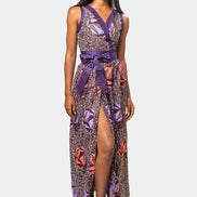 African Print Wrap Long Skirt & Top, Ankara Maxi Skirt, Ankara Top