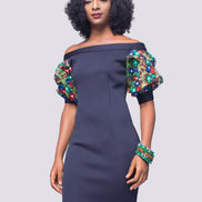 Slinky dress, Sexy dress, Womens clothing, Sheath scuba dress with lace mix, Off the shoulder dress