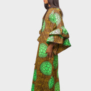 African Print Long Dress, Ankara Long Dress, Ankara Kaftan, African Kaftan Dress,