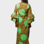 African Print Long Dress, Ankara Long Dress, Ankara Kaftan, African Kaftan Dress,