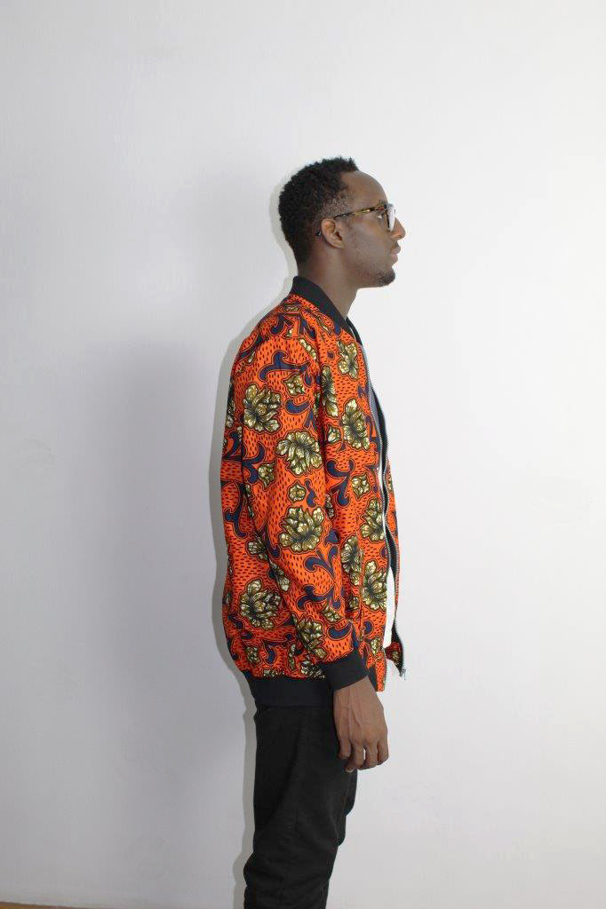 Bomber Jacket, Ankara Bomber Jacket, African Print Bomber Jacket, Ankara Unisex Bomber