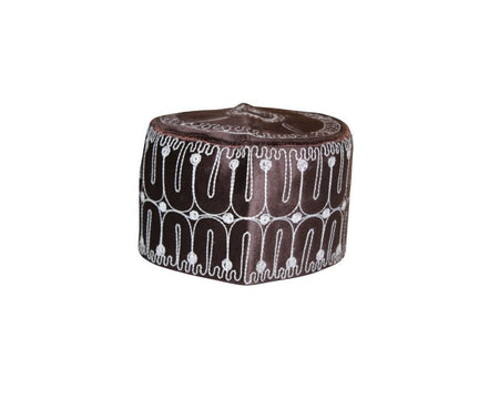 Ado Kufi Hat - Claret Meridian