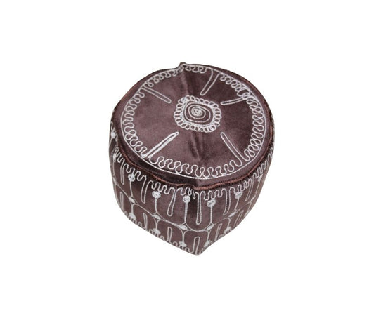 Ado Kufi Hat - Claret Meridian