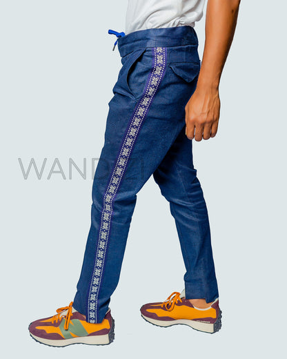 Side Stripes Jeans Pants, Side Stripes Denim Pants, Mens Clothing, Men Wear