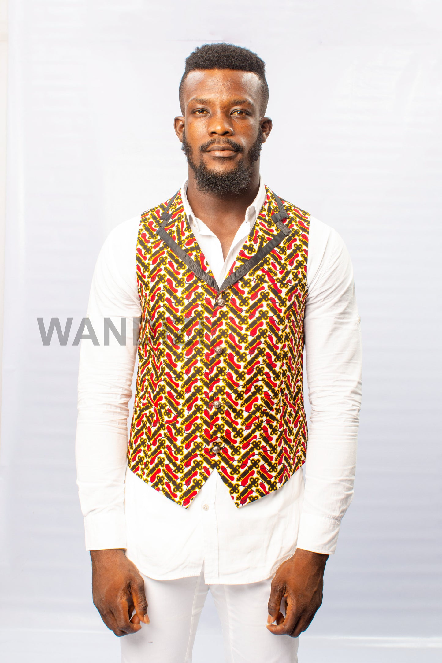 Ankara Waist coat/Vest, Ankara Vest, African Clothing for men, African Wear, African Men Wedding