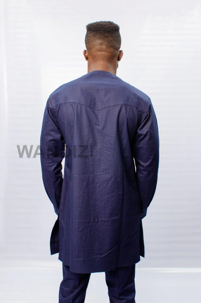 Blue African Men Suit, African Mens Wear, African Mens Clothing, African Wedding Mens