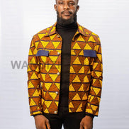 African print ankara light weight jacket, African Wax Ankara Jacket
