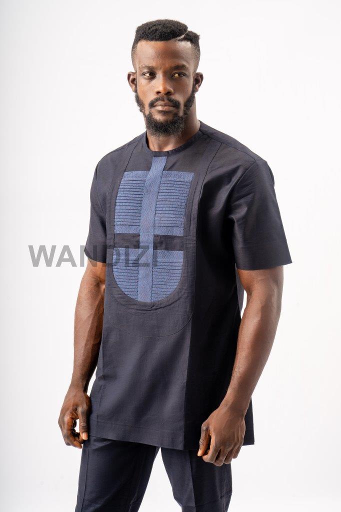 Blue African Men Suit, African Clothing, African Mens Wear, African Clothing, African Wedding Men