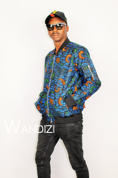 Ankara Bomber Jacket , UNISEX Bomber jacket, African Print Bomber Jacket