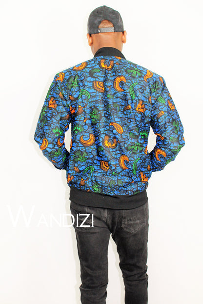 Ankara Bomber Jacket , UNISEX Bomber jacket, African Print Bomber Jacket