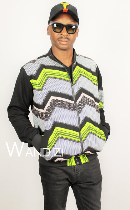 Bomber Jacket, Ankara Bomber Jacket, African Print Bomber Jacket, Ankara Unisex Bomber