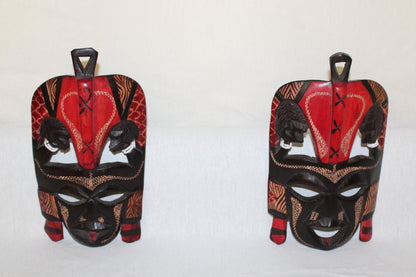 Maasai Family Figurine, African Decor, Wooden Art Decor, Home Decor