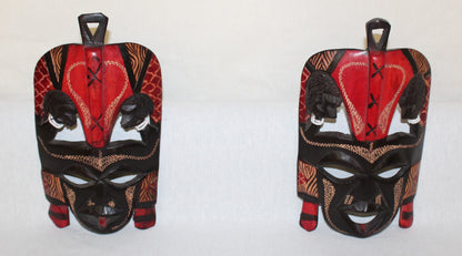 Maasai Family Figurine, African Decor, Wooden Art Decor, Home Decor