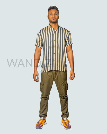 Green Cargo Pants, Mens Pants