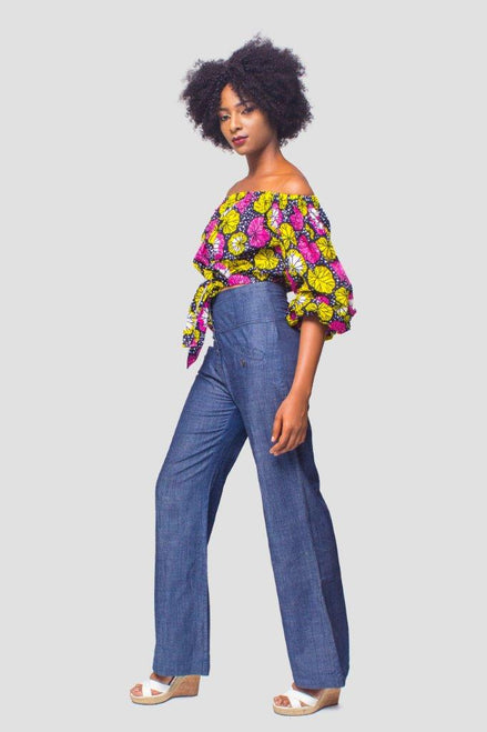 African Print Top, Ankara Top, African Womens Clothing, Womens Clothing, Off the shoulder top