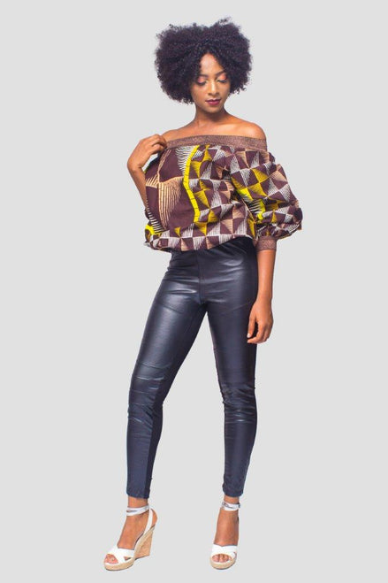 African Print Top, Ankara Top, African Womens Clothing, Womens Clothing, Off the shoulder top