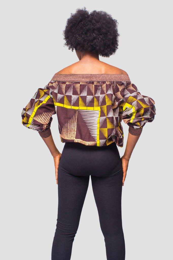 African Print Top, Ankara Top, African Womens Clothing, Womens Clothing, Off the shoulder top