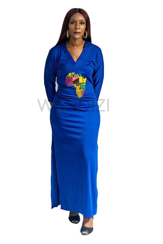 Slinky Tank Dress with the map of Africa, Sexy Tank Dress, Bodycon Dress (
