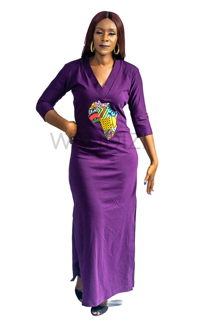 Slinky Tank Dress with the map of Africa, Sexy Tank Dress, Bodycon Dress