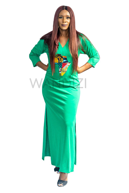 Slinky Tank Dress with the map of Africa, Sexy Tank Dress, Bodycon Dress