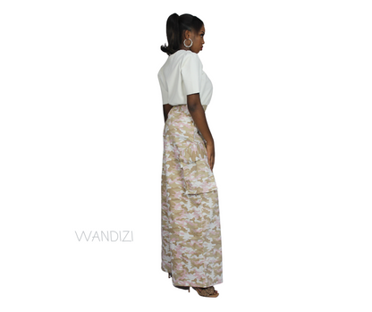 African Print Wide Camo Pants, African Womens Pants, Womens Clothing, Womens wear