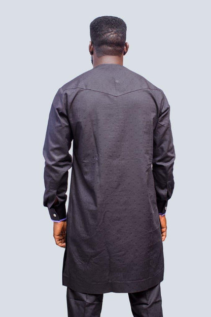Front Pleated African Men Suit, 2PC African Mens Clothing,  African Wedding Men