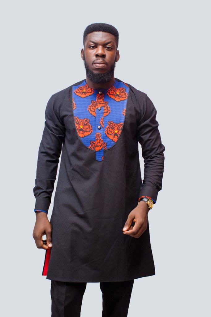 Isi Agu Print African Mens Suit, 2PC African Mens Clothing, African Wedding Men