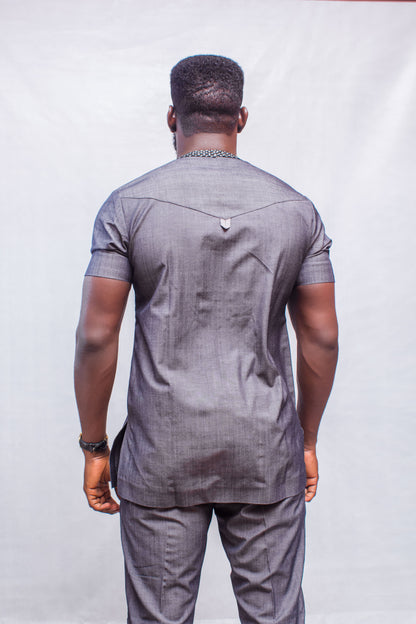 Embroidered African Suit, African Men Clothing, African Men Suit, African Mens Wear