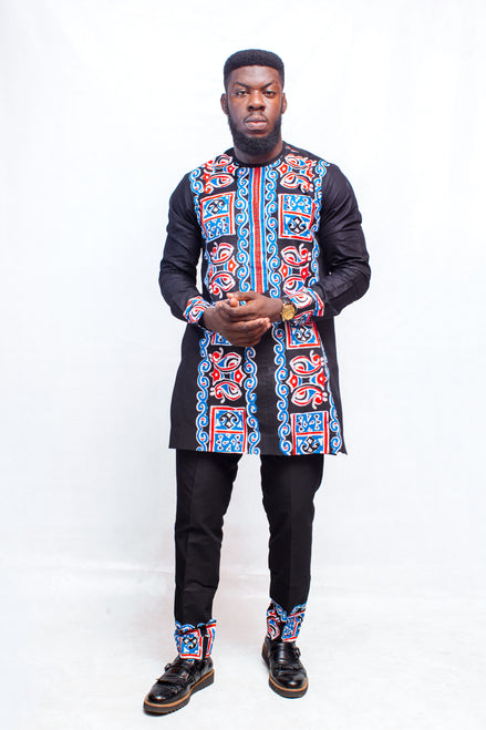 African Print Shirt and Pants, African Mens Clothing, African Mens Wear, African Prom Suit