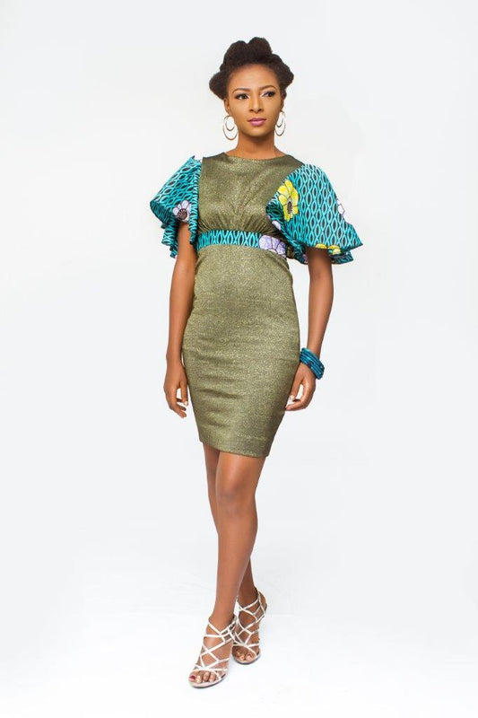 African Print dress, Ankara dress,  African Womens Clothing, Fitted dress, Sheath dress
